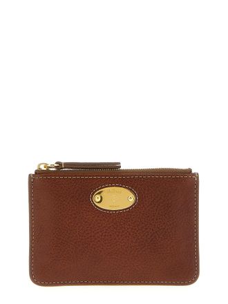Mulberry Mulberry Plaque Small Wallet Wallets And Card Holders Brown
