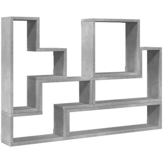 vidaXL Vidaxl - Estanter&iacute;a De Pared Madera Ingenier&iacute;a Gris Sonoma 96x12x64 Cm