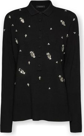 Elena Miro Mujer, Jerseys, Negro, Talla: XL