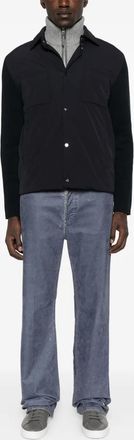 Herno Mens Blue Silk Nylon Jacket - Black - Size EU 46 (Mens)