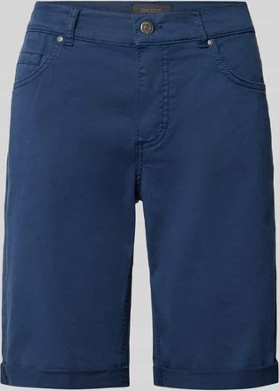 Angels Bermudas mit Umschlag und Eingrifftaschen in Dunkelblau, Gr&ouml;&szlig;e 34