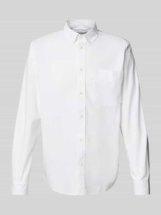 Armedangels Armedangels Freizeithemd mit Knopfleiste in Weiss, Gr&ouml;&szlig;e M