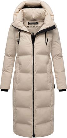 Marikoo dames gewatteerde wintermantel Tikoraa met afneembare capuchon