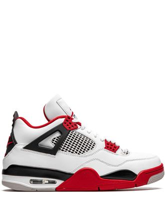 Nike Jordan Sneakers Air Jordan 4 Retro Fire Red 2020 - Bianco