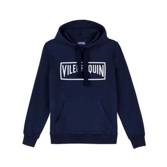 Vilebrequin Hoodies & sweatvesten, Heren, Blauw, XL, Katoen, Effen katoenen capuchontrui voor heren
