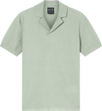 A|X Armani Exchange Polo Shirt - Heren - Polos - Groen - S - Katoen - Tops