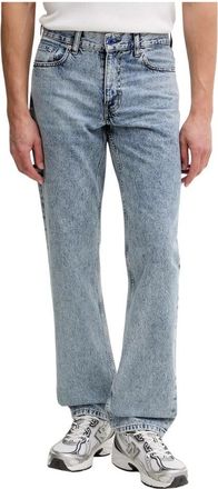 Karl Lagerfeld Straight Jeans - Heren - Regular Fit Jeans - Blauw - W32 L32 - Katoen - Jeans