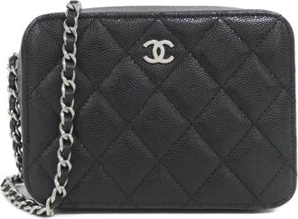 Chanel Grained Calfskin Shoulder Bag (Pre-Owned)
