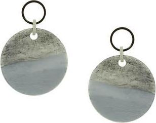 Olivia Welles Kaia Smoky Grey Hoop Earrings in Gold /Grey at Nordstrom Rack