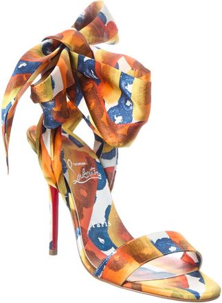 Christian Louboutin Miss Z 100 Satin Sandal