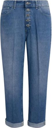 Dondup Koons Cropped Jeans - female - Dondup - Cropped Jeans - Blue - W26 - Jeans