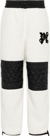Palm Angels Womens Monogram Ski Pants White Black - Size Medium