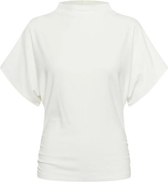 MY ESSENTIAL WARDROBE Elegante Slim-Fit Blouse in Snow White - Dames - T-shirts - Wit - L - Tops