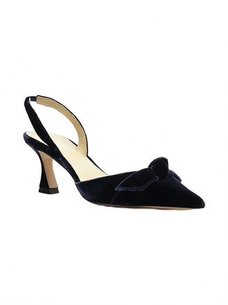 Alexandre Birman Womens Clarita Bell Slingback 85 Pump Heels In Blu Notte