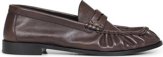 Saint Laurent Le Loafer - Heren - Loafers - Bruin - 42 EU - Leer - Schoenen