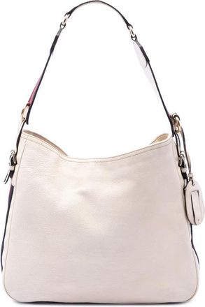 Gucci Pre-owned Gucci Medium Pebbled Calfskin Web Heritage Shoulder Bag Ladies SADF6POG39FJDJO6