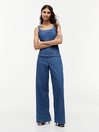 Tommy Hilfiger Vaqueros de talle alto y pernera ancha con estilo setentero