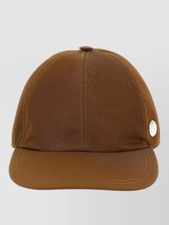 Stella McCartney logo cap curved brim panelled design top
