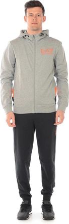 Emporio Armani Tracksuit Zip-through Sweatshirt - Heren - Trainingspakken - Grijs - XL - Katoen - Fitness
