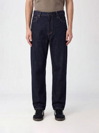 Carhartt Work in Progress Jeans Aaron in denim di cotone con vestibilit&agrave; tapered