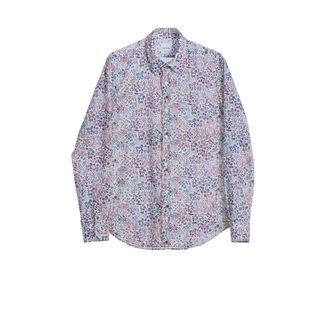 Paul Smith Casual Shirts, male, Multicolor, Size: 2XL Camicia Liberty Slim Fit