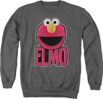 Gildan Sesame Street Elmo Smile Adult Crewneck Sweatshirt