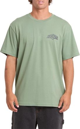 Billabong Reverse Premium Graphic T-Shirt in Hedge Green at Nordstrom, Size X-Large