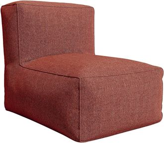 Vente-Unique Sill&oacute;n de jard&iacute;n de tela - Terracota - NOUMARA de MYLIA