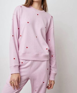 Rails Ramona Sweatshirt In Red Hearts