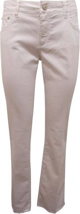 Emma & Gaia Dames, Jeans, Wit, Maat: W28 Denim
