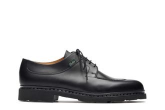 Paraboot Black Solid Avignon Lace Ups Shoes