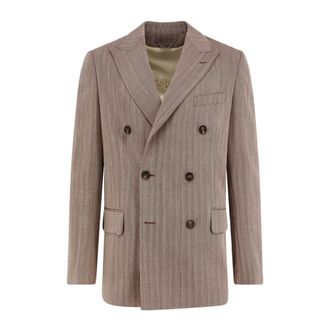 Golden Goose Heren, Jassen, Bruin, Maat: S Wol