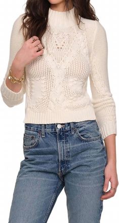 Heartloom Eulalia Sweater In Ivory
