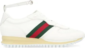 Gucci Suede Trainers with Adjustable Ankle Strap