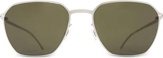 Mykita Occhiali da sole Anders geometrici - Argento