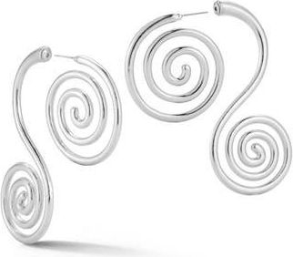Sphera Milano Swirl Drop Earrings in Silver at Nordstrom Rack