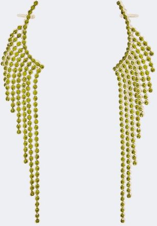 Paco Rabanne Crystal-embellished ear climbers