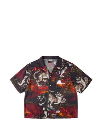 Evisu ht Leopard Aop ss Shirt