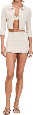 Devon Windsor Brielle Jacket In Golden Dune