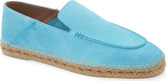 Tom Ford Finn Espadrille Loafer in Aqua Blue/Ecru at Nordstrom, Size 12Us