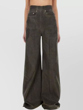 Rick Owens denim wide-leg trousers