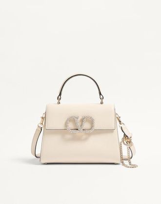 Valentino Garavani Small Vsling Handbag With Jewel Logo Wo