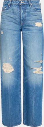 Mother The Rerun Zip Sneak Jeans