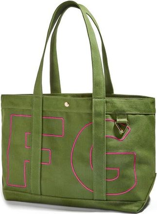 BaubleBar Custom Alpha Tote in Green at Nordstrom