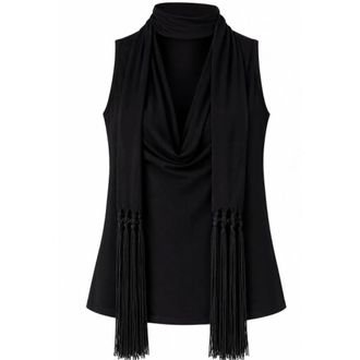 Liu Jo Dames, Tops, Zwart, Maat: XS