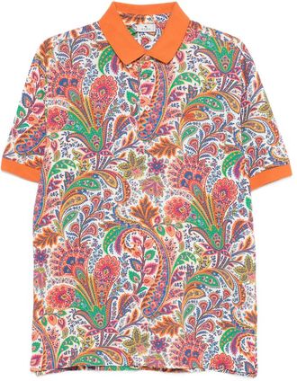 Etro Paisley-print Polo Shirt