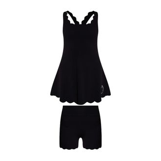 Marysia Swim Abito Corto con Pantaloncini Integrati - - Jumpsuits & Playsuits - Donna - Nero - L