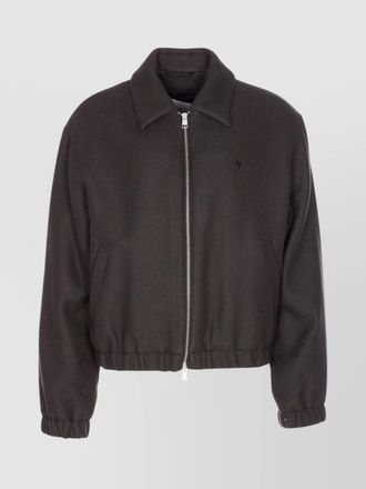 Ami tailored blazer with collared neck and pockets