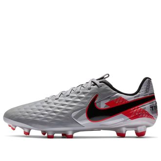 Nike Tiempo Legend 8 Academy MG Metallic Grey Crimson AT5292-906