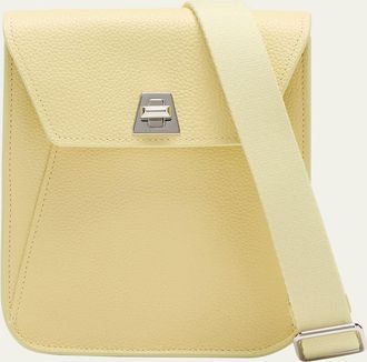 Akris Anouk Mini Leather Messenger Bag